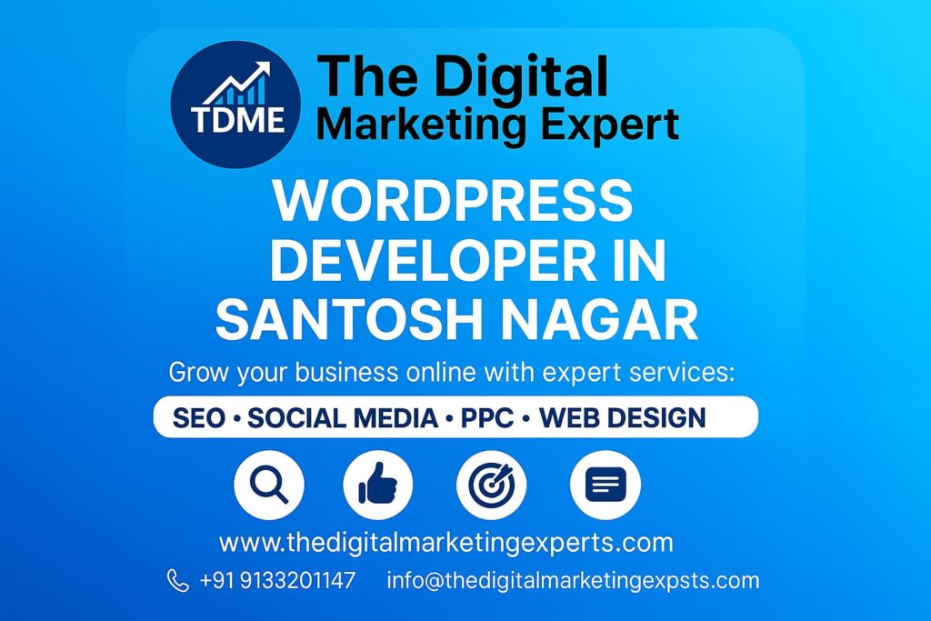 Wordpress Developer In Santosh Nagar